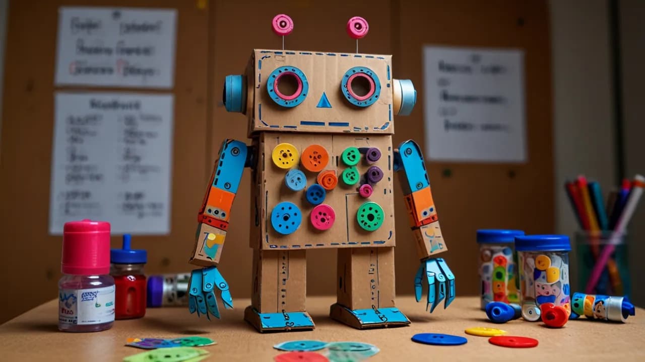 Jak zbudować robota z kartonu krok po kroku? Instrukcja dla początkujących Jak zbudować robota z kartonu krok po kroku? Instrukcja dla początkujących